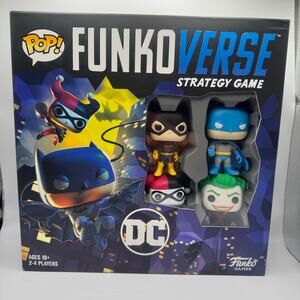 Funko Pop! Funkoverse DC Heroes Strategy Game With 4 Batman Character Figures